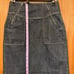 Citizens of Humanity Dark Wash High Waist Stretch Double Zip Denim Skirt -28