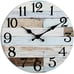 Wall Clock - 10 Inch Silent Non-Ticking Wooden Wall Clocks Battery