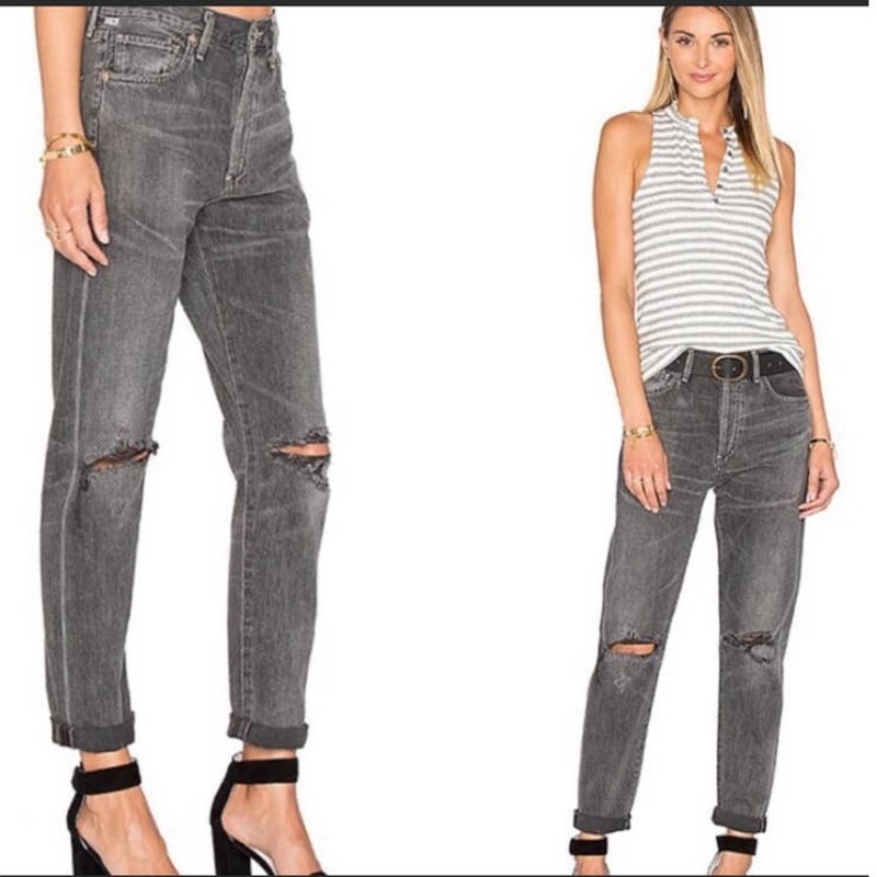 New Citizens of Humanity Premium Vintage Liya High Rise Classic Fit Crop Jean 27