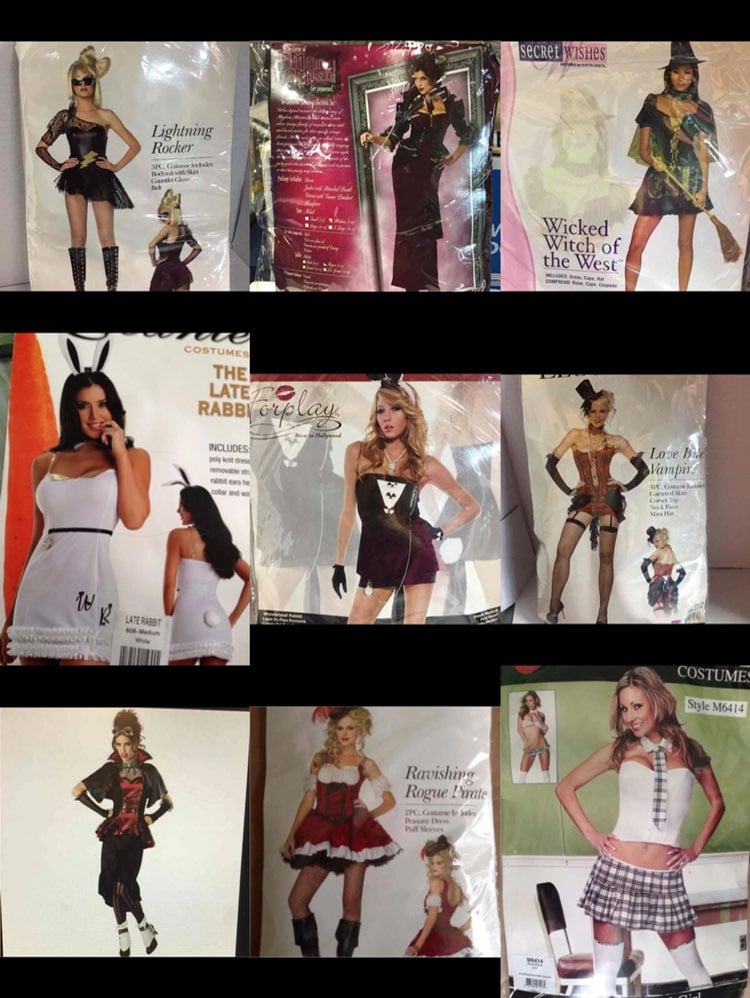 40 Wholesale Halloween Women Costume Lot