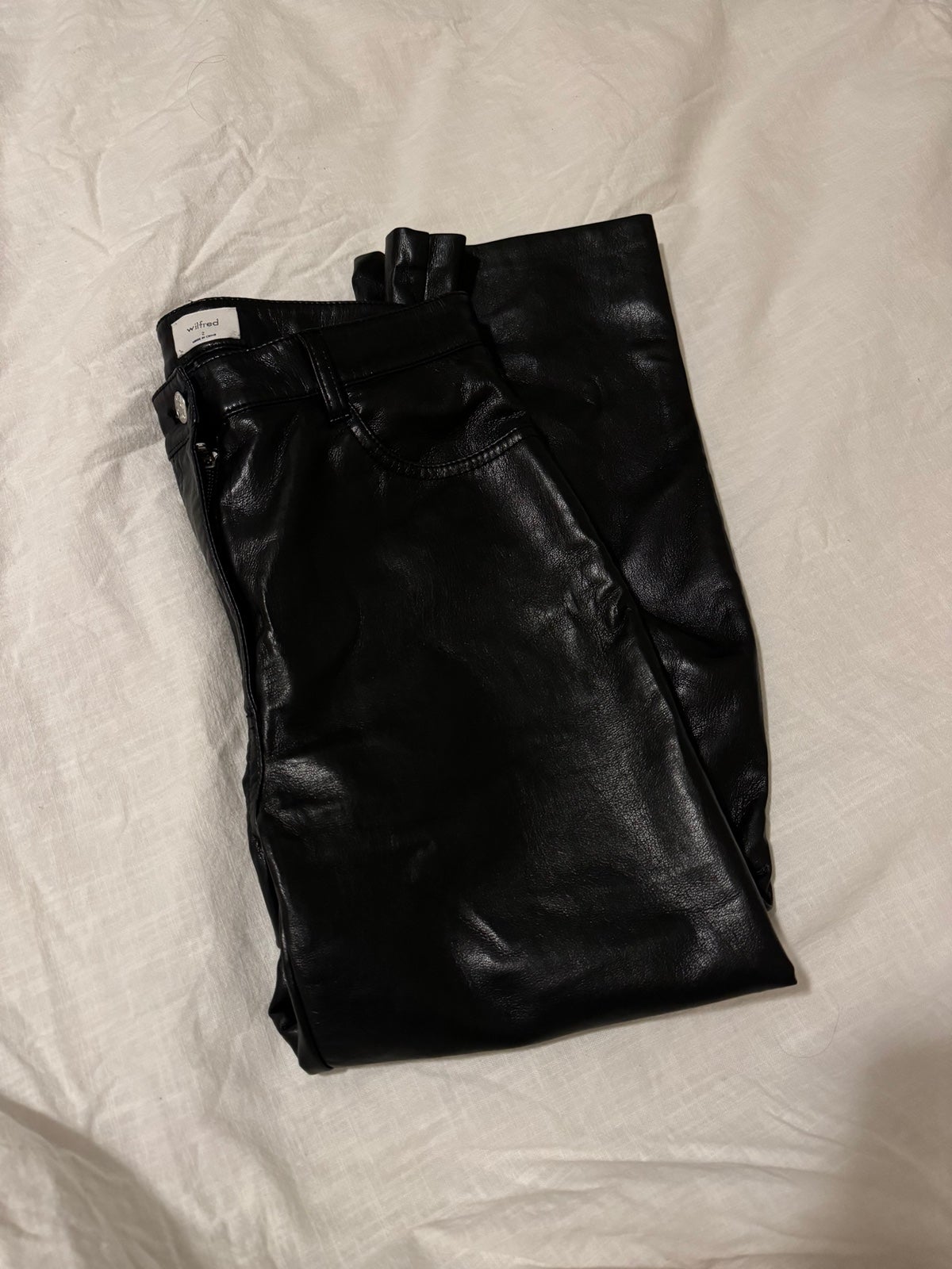 aritzia leather pants