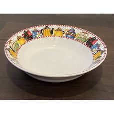 Mary Engelbreit Afternoon Tea Serving Bowl 1994 Sakura Vintage 9.5 Inch