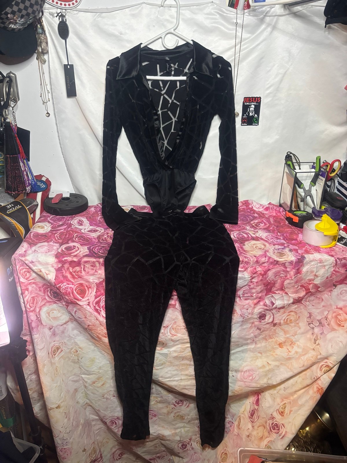 Women’s medium goodtimeusa black geo pattern outfit