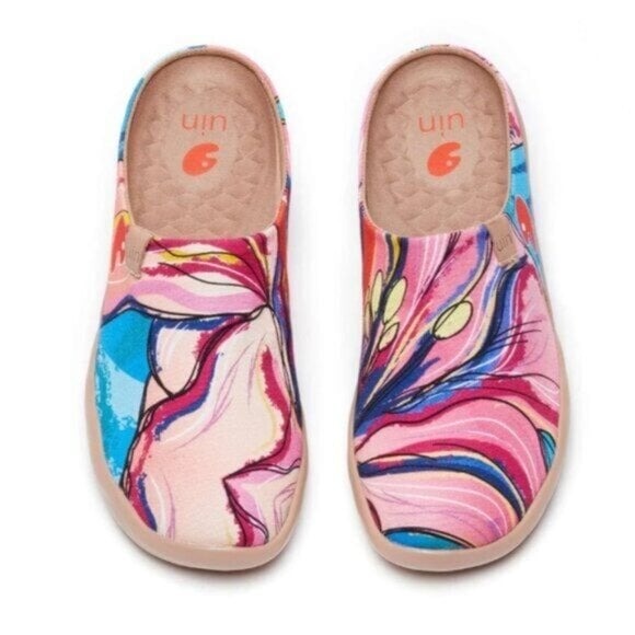 Women’s Size 8 Mule Canvas Lily Blossom