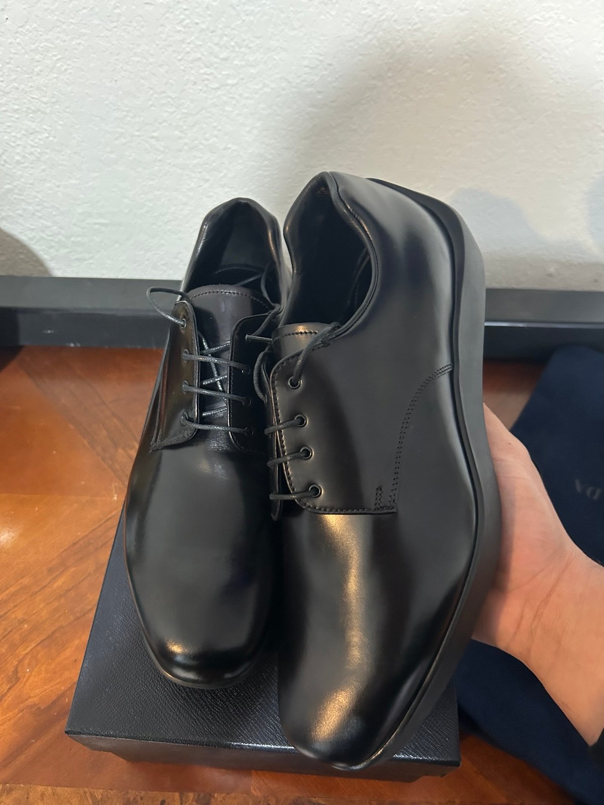 Prada leather shoes