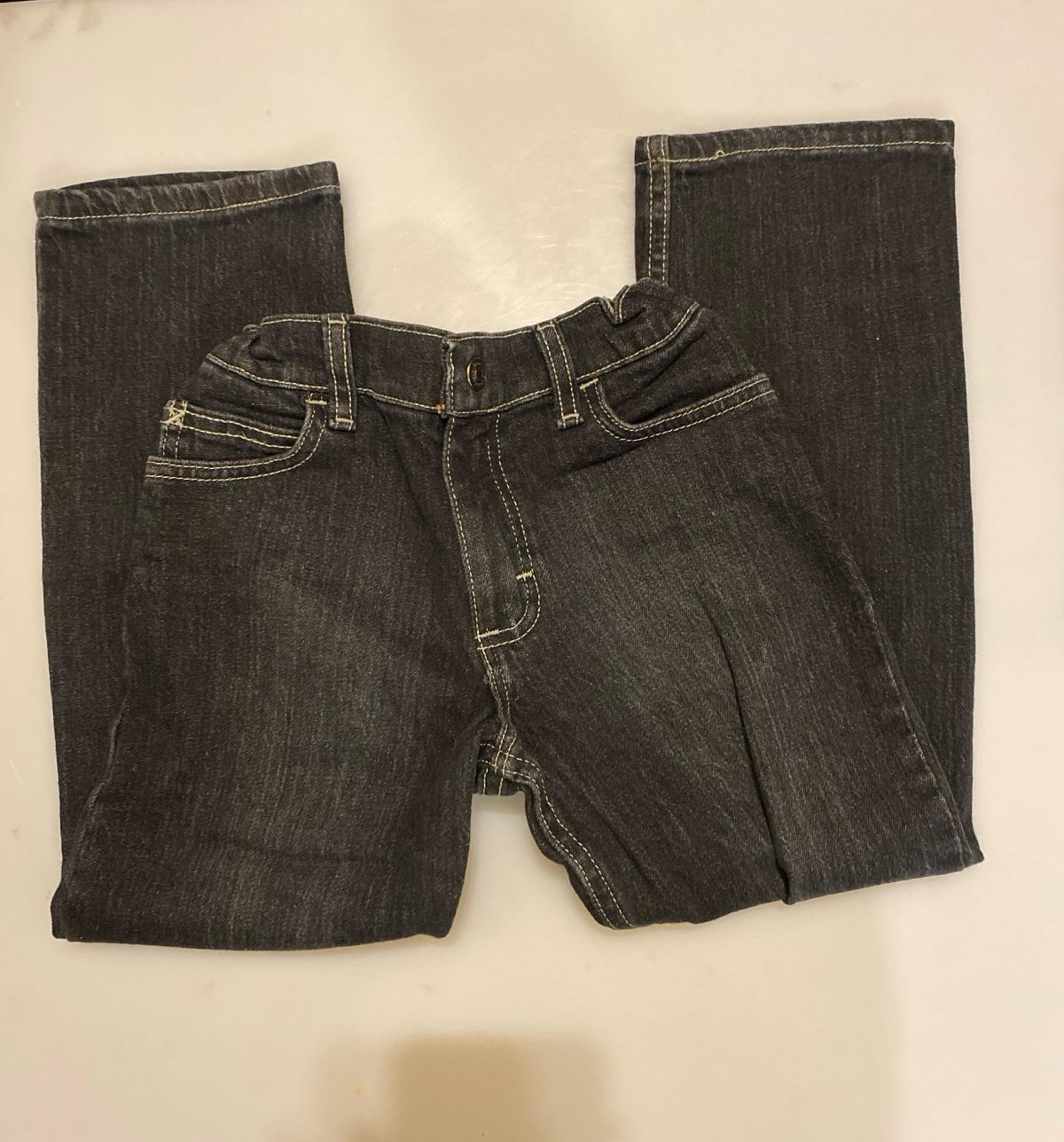 Kids Boys Denim Wrangler Jeans Black size 7 Regular