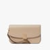 NWT Kate Spade Dakota Flap Smooth Leather Wristlet Bag Timeless Taupe KD173