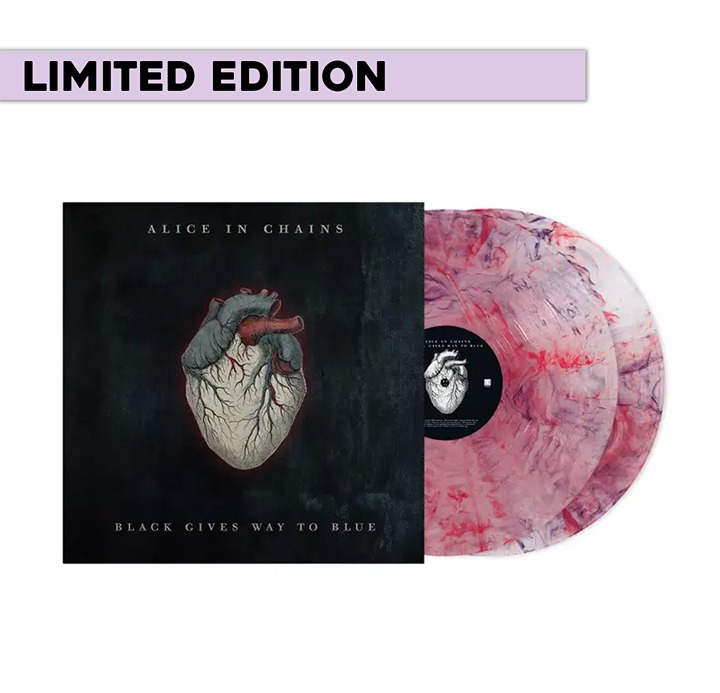 Alice In Chains Black Gives Way to Blue Black Widow Edition 2LP Vinyl