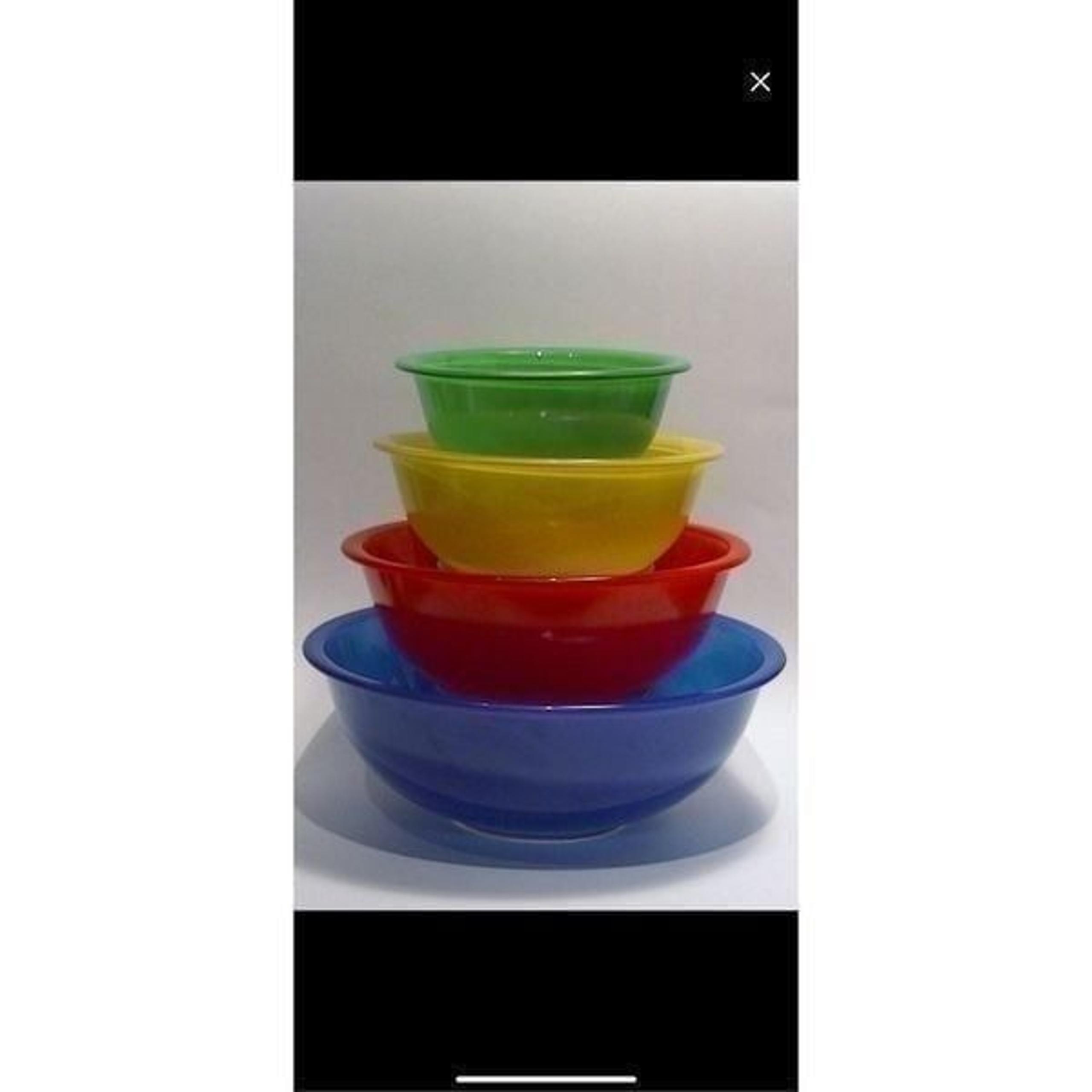 Pyrex Primary Color Mixing Bowls