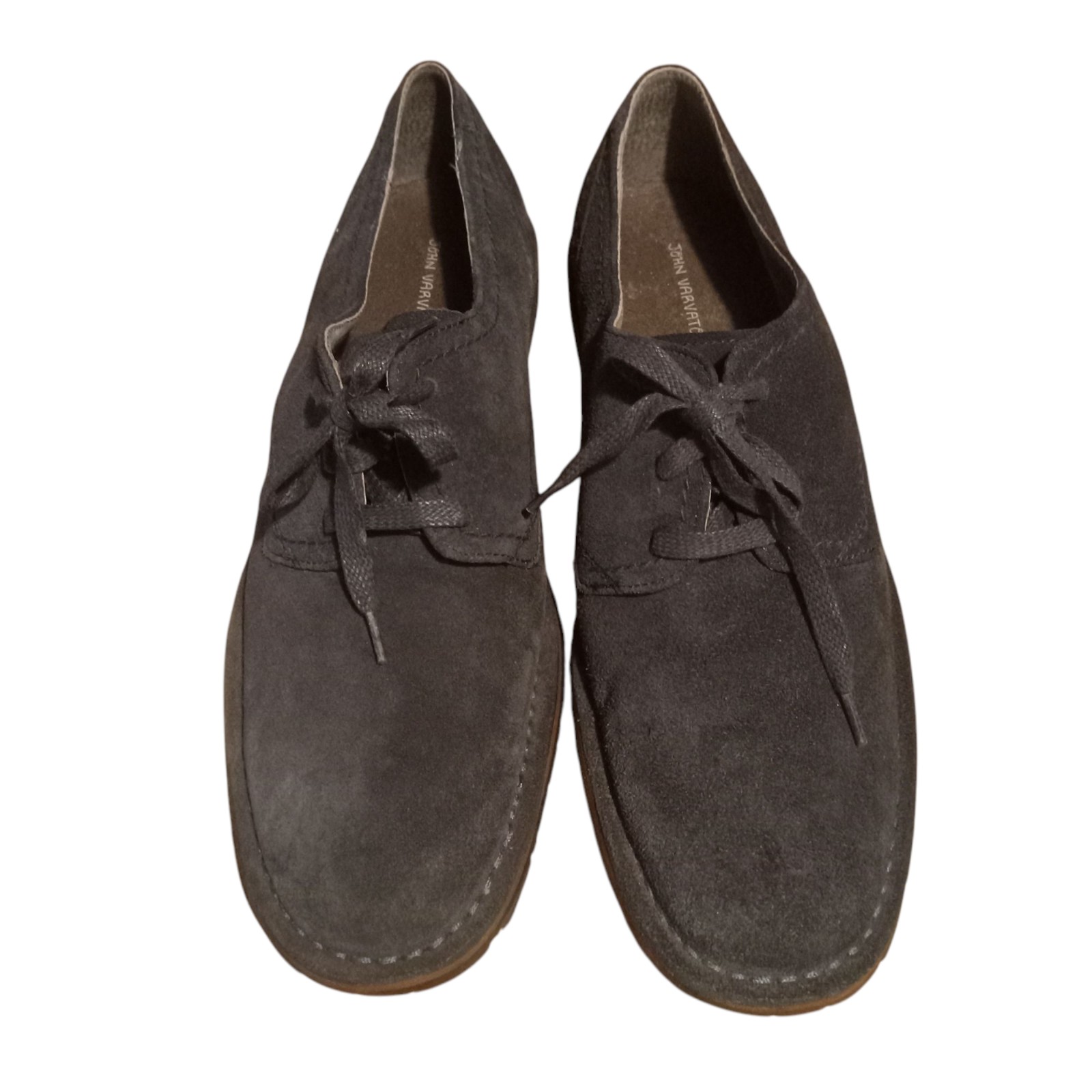 John Varvatos USA Men’s Size 11 M Suede Oxford Lace-Up Shoes