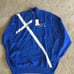 Genesis Scottish Open Glenmuir Mens Blue Saltire 1/4 Zip Sweater X-Large