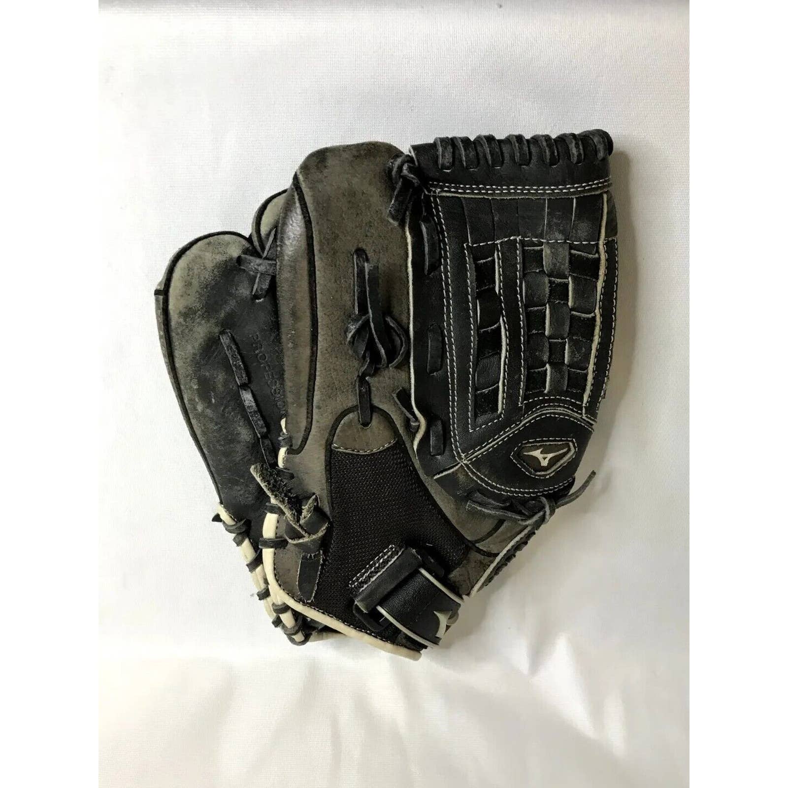 Mizuno Premier 13 GPM 1301 LHT GRY / BLK Leather Softball Glove - FREE US SHIP