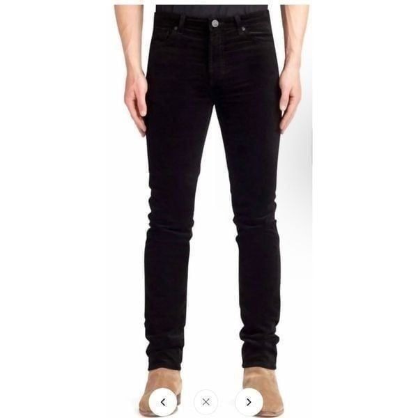 Monfrere Men’s greyson Jean in velvet Noir 30