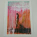 Indian Travelers Original Art by Bruce Pettit 1995 Mixed Medium on Foam Poster