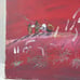 Indian Travelers Original Art by Bruce Pettit 1995 Mixed Medium on Foam Poster