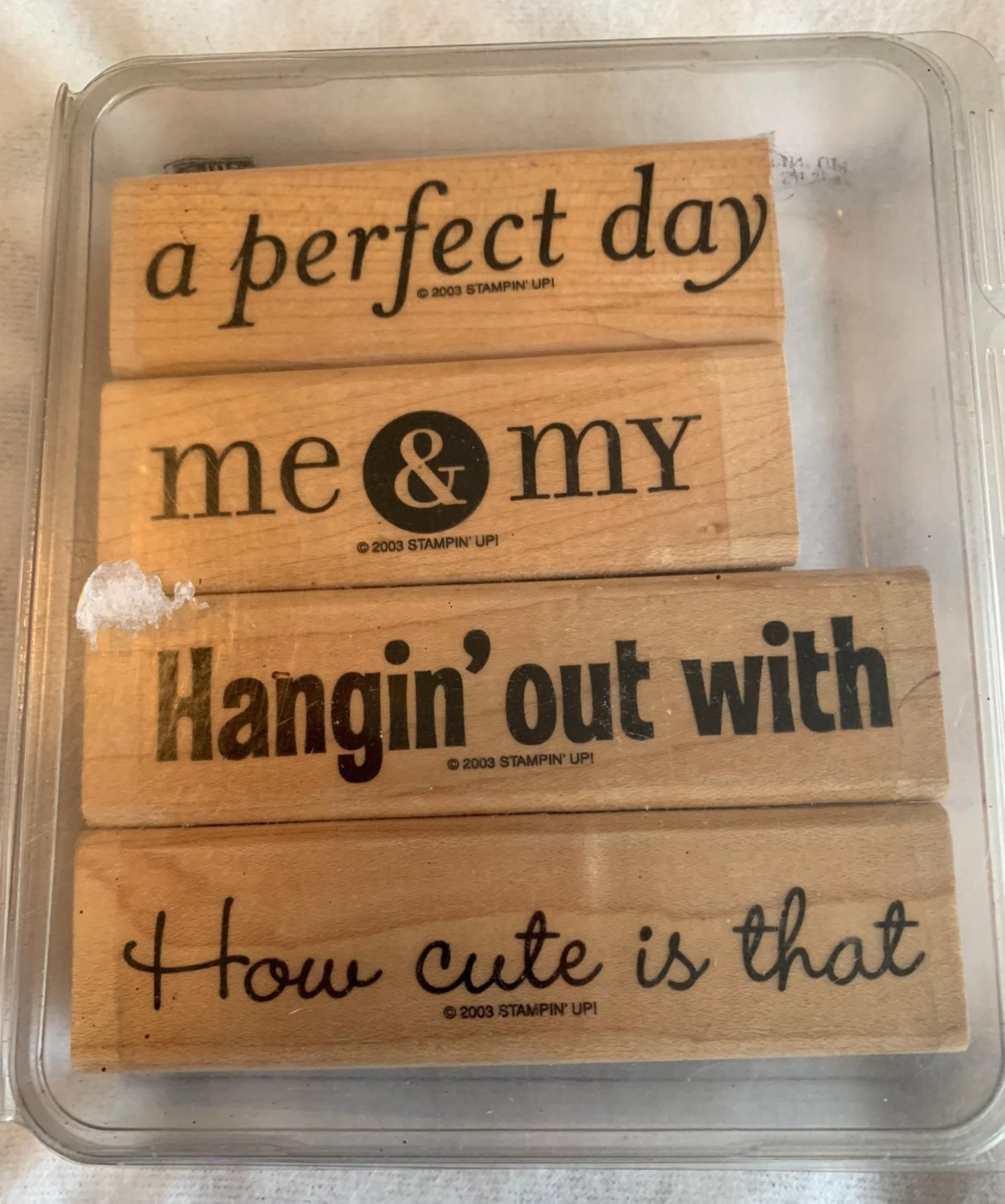 THREE  (3) SETS - Retired Stampin Up Sta