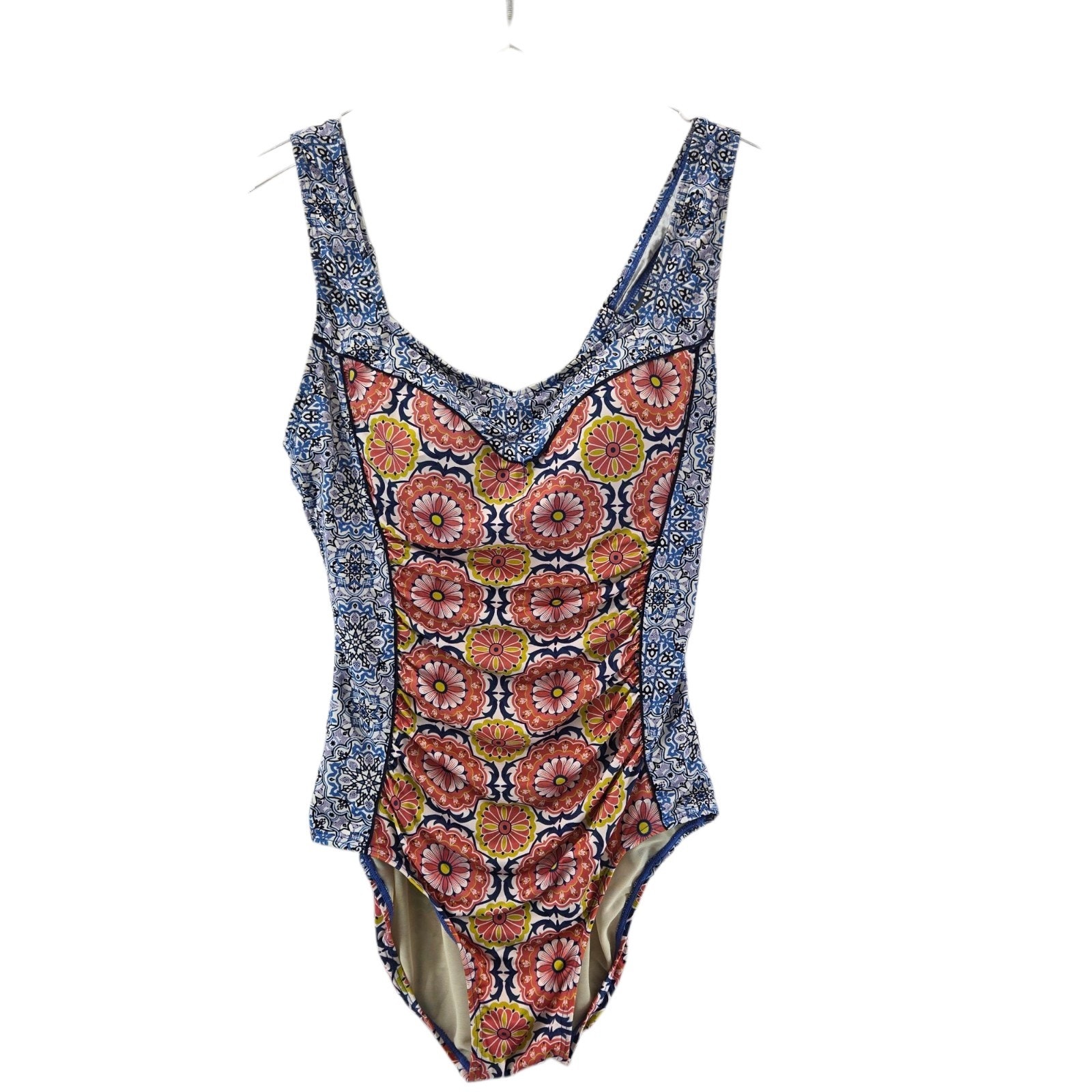 Sundance Swimsuit Womens Medium One Piece Multicolored Floral Bohemian Hippy