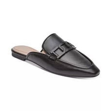 Rockport Women’s Total Motion Laylani Loafer Slides Mules Flats Black 9.5M NEW