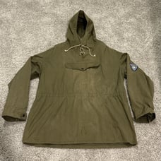 Vintage Gunner Anorak Smock Flight Jacket Army Windbreaker Military Size 54 XL
