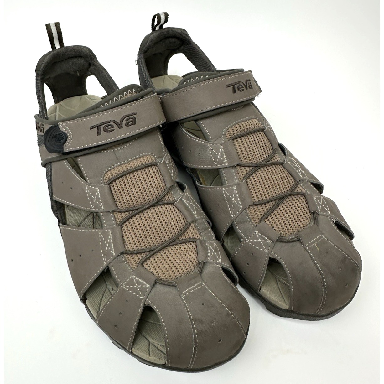 Teva Sandals Deacon Sport Hiking Walking Water Shoes 6968 Mens 12 Shoc Pad NEW