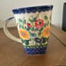 Polish Pottery large mug Sunflowers Unikat New