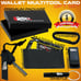 37-in-1 Credit Card Multitool Black Set Men's Gifts for Birthday. Wallet Credit