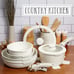13 Piece Pots and Pans Set (Cream)-TUA7