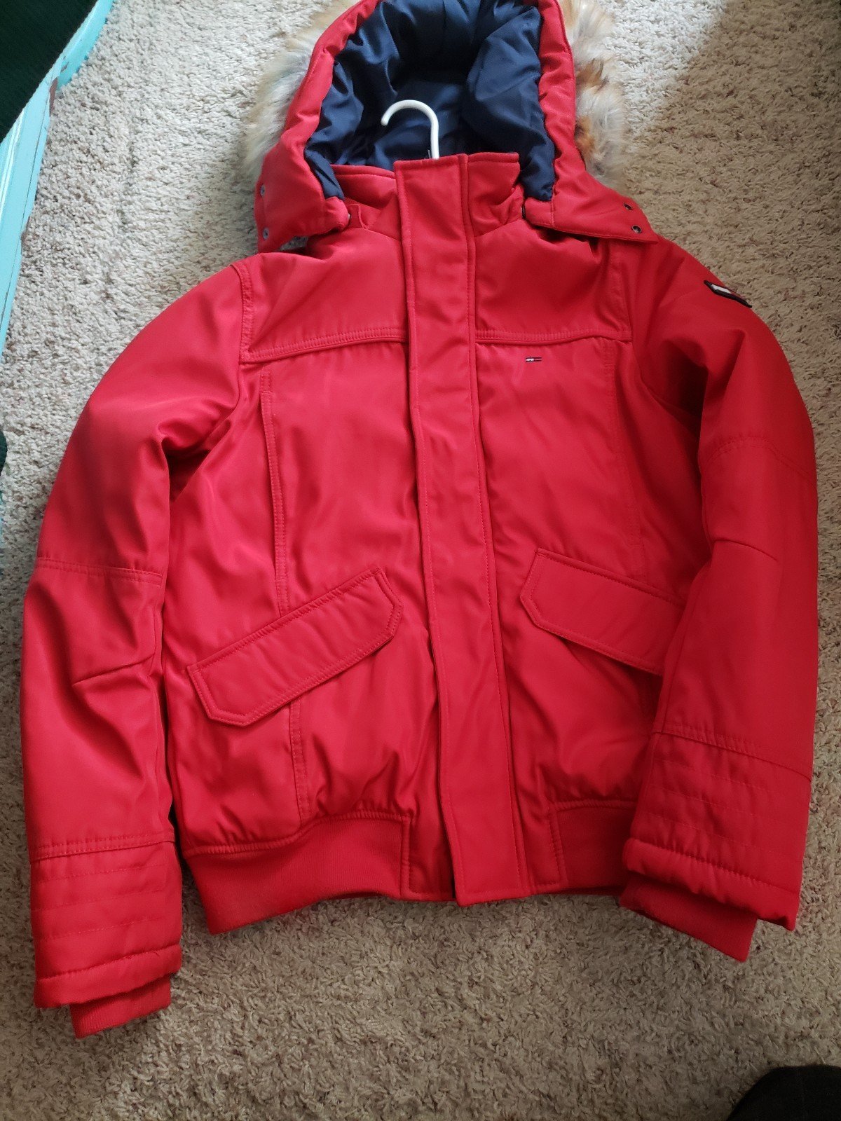 Tommy Hilfiger hooded down bomber jacket