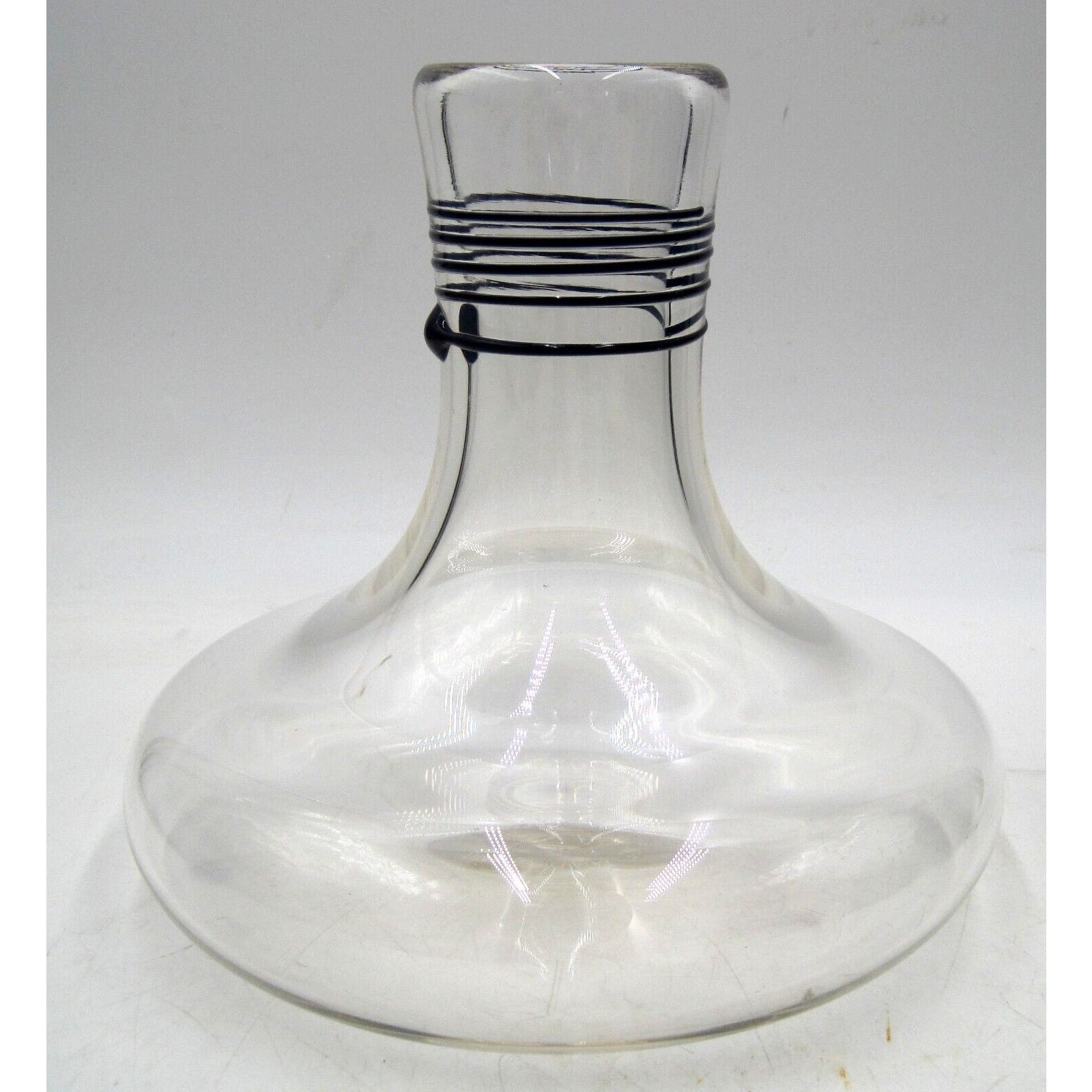 Signed Blown PNW Portland Studio Art Glass Vintage Vase Artist Diane Ahrendt