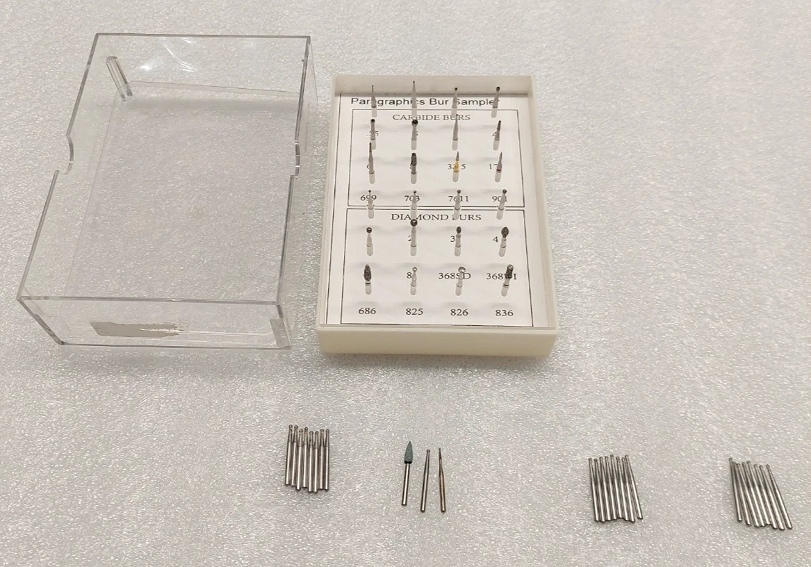 51 pcs Paragraphics Bur Sampler Carbide Diamond Drill Carving Carver Jewelry Kit