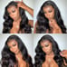 180% Brazilian Body Wave Lace Front Wigs Wet Wavy Human Hair 13x4 Ear To Ear,tnf
