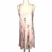 Natori Lace Trim Chemise Floral Pink XL
