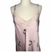 Natori Lace Trim Chemise Floral Pink XL