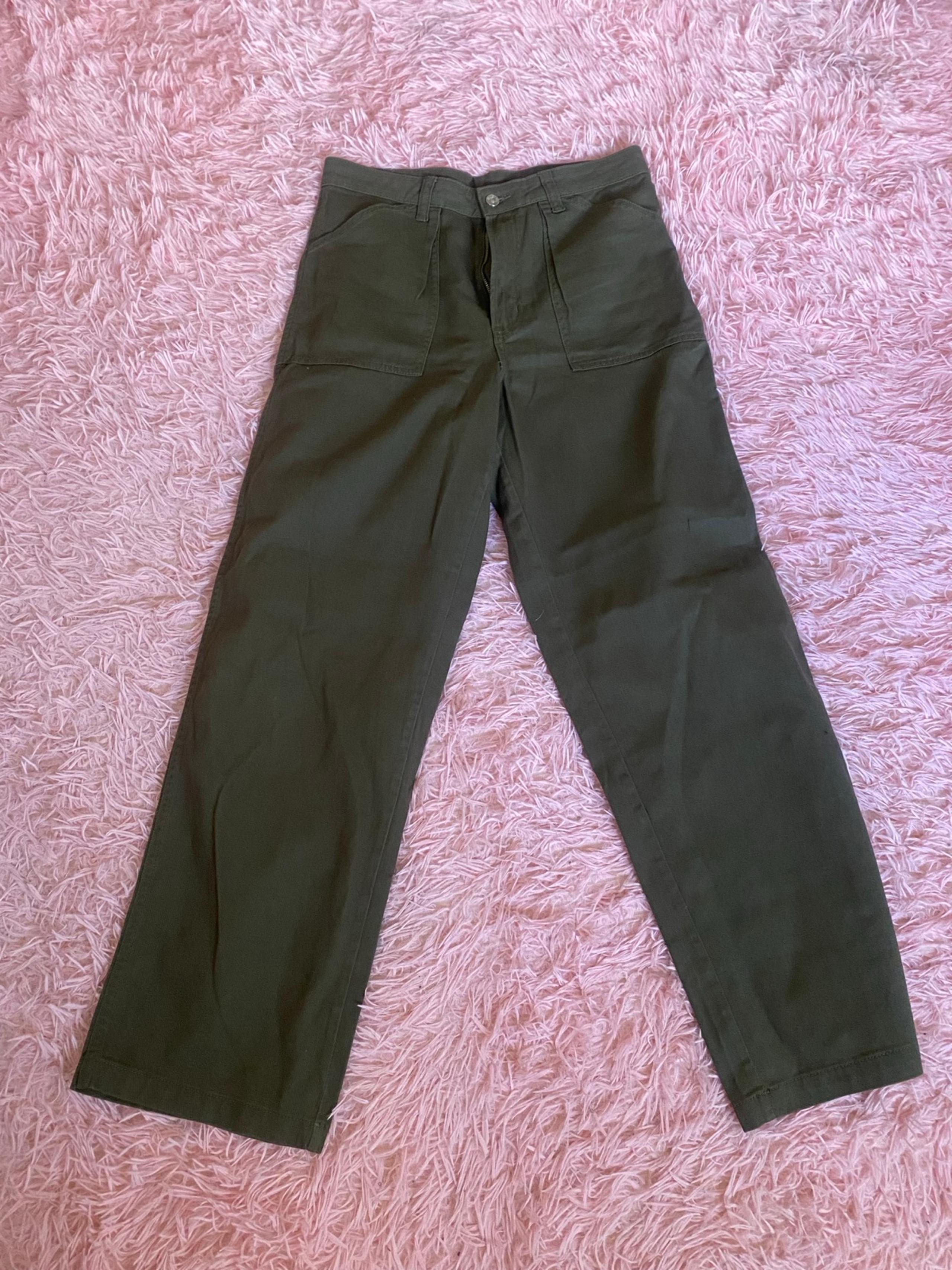 Khaki green pants H&M