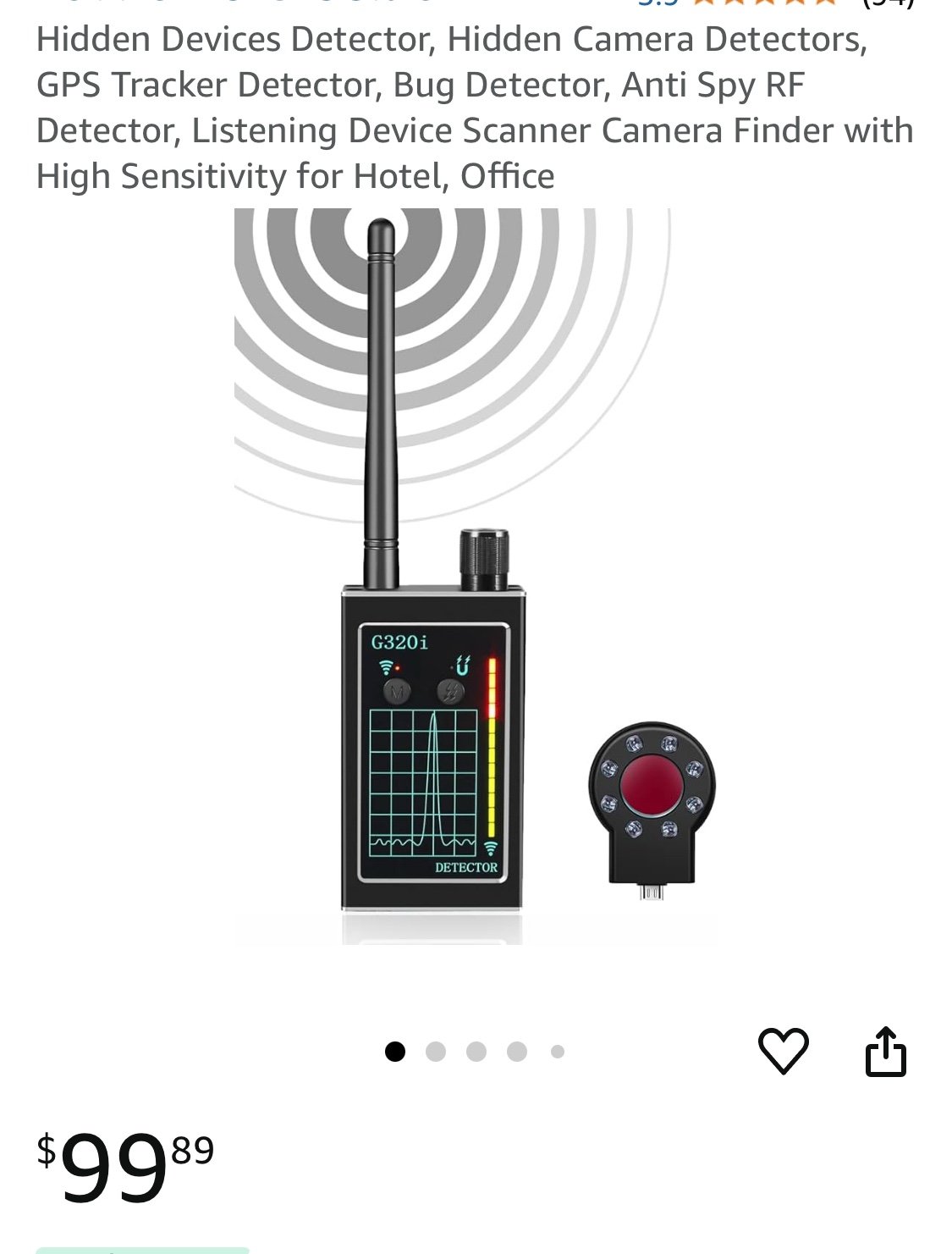 Hidden Devices Detector, Hidden Camera Detectors, GPS Tracker Detector, Bug Dete