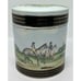 Vintage Gucci Hermes Style Equestrian Hand Painted Porcelain Canister HFP Macau