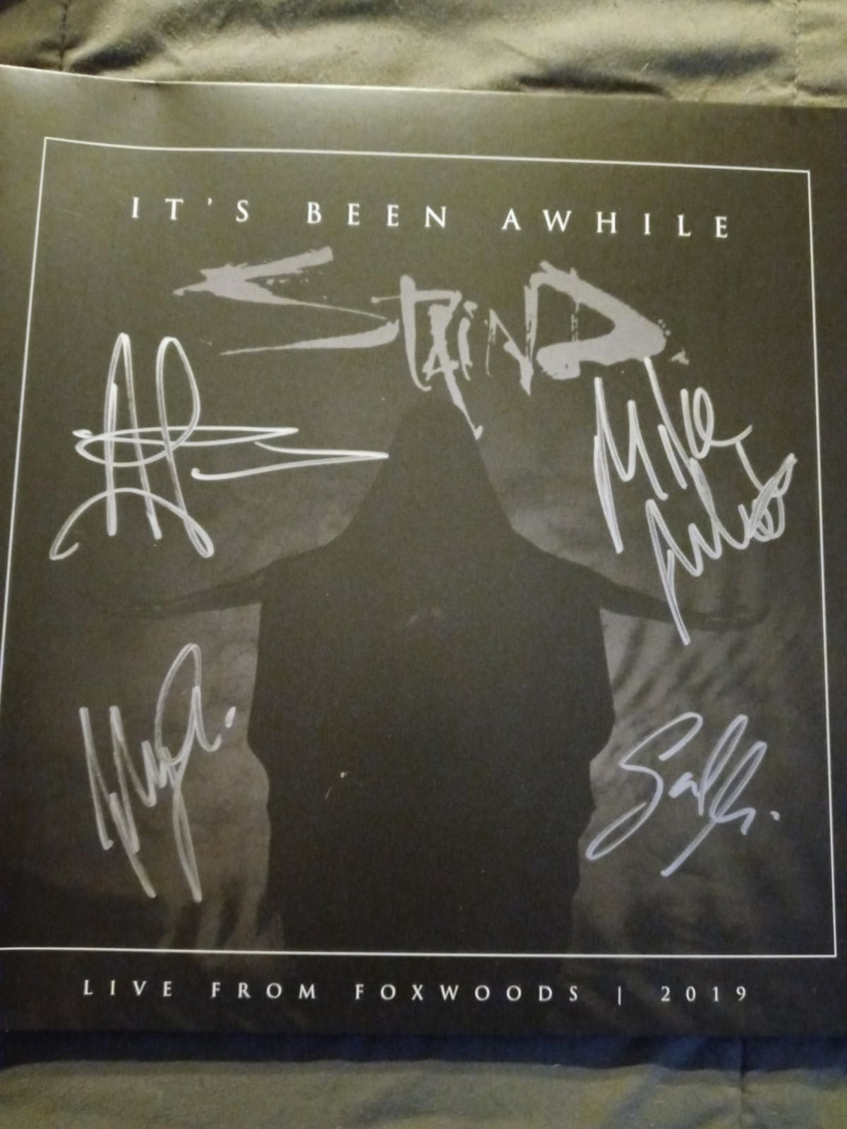 Staind It's been a while autographed Red vinyl album