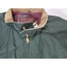 VTG Woolrich Chore Barn Jacket Plaid Lining Green Mens XL 17238 corduroy collar