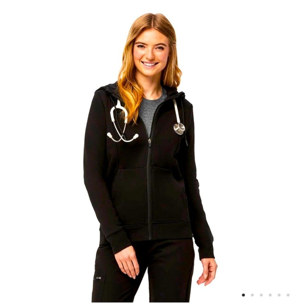 FIGS On-Shift Full Zip Hoodie™ XS - Supersoft & Water-Repellent