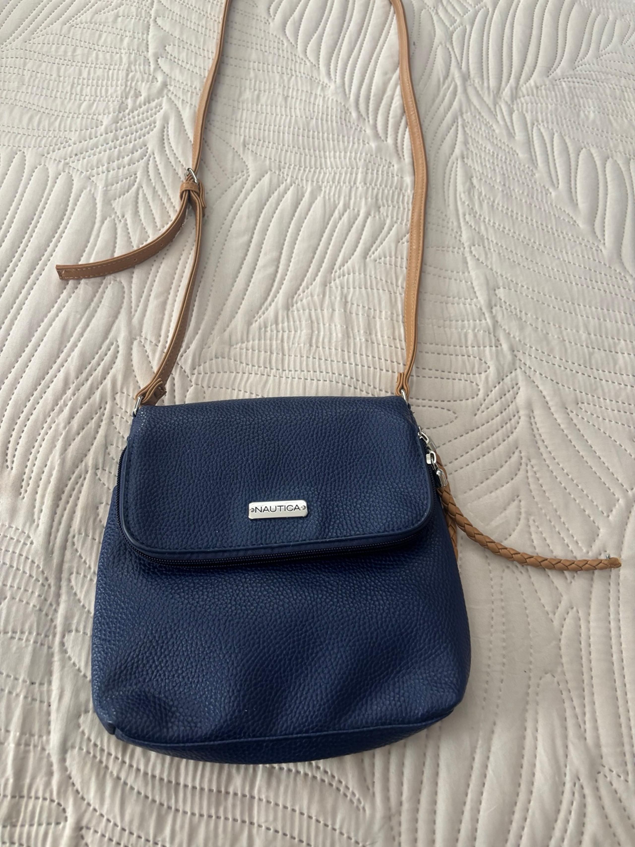 Navy blue women’s Nautica cross body bag