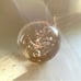 Blown Glass Bubble Sphere + LED Light