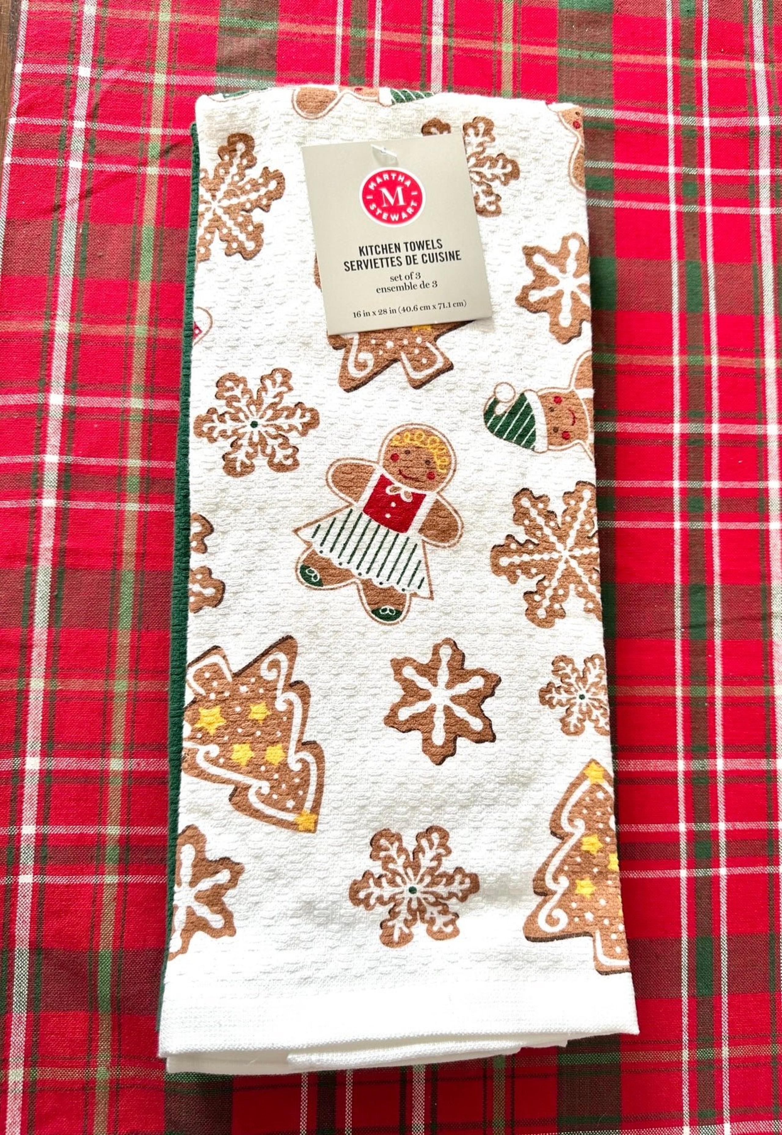 Martha Stewart Gingerbread Kitchen Towels