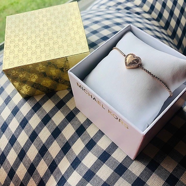 Michael Kors Bracelet With Rose Gold Charm NWT