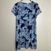 Lilly Pulitzer Cody T-shirt Dress in Low Tide Navy Bouquet All Day size Medium
