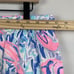 Lilly Pulitzer Mens Swim Shorts L Multi Capri Trunk Beach Pool Preppy Colorful