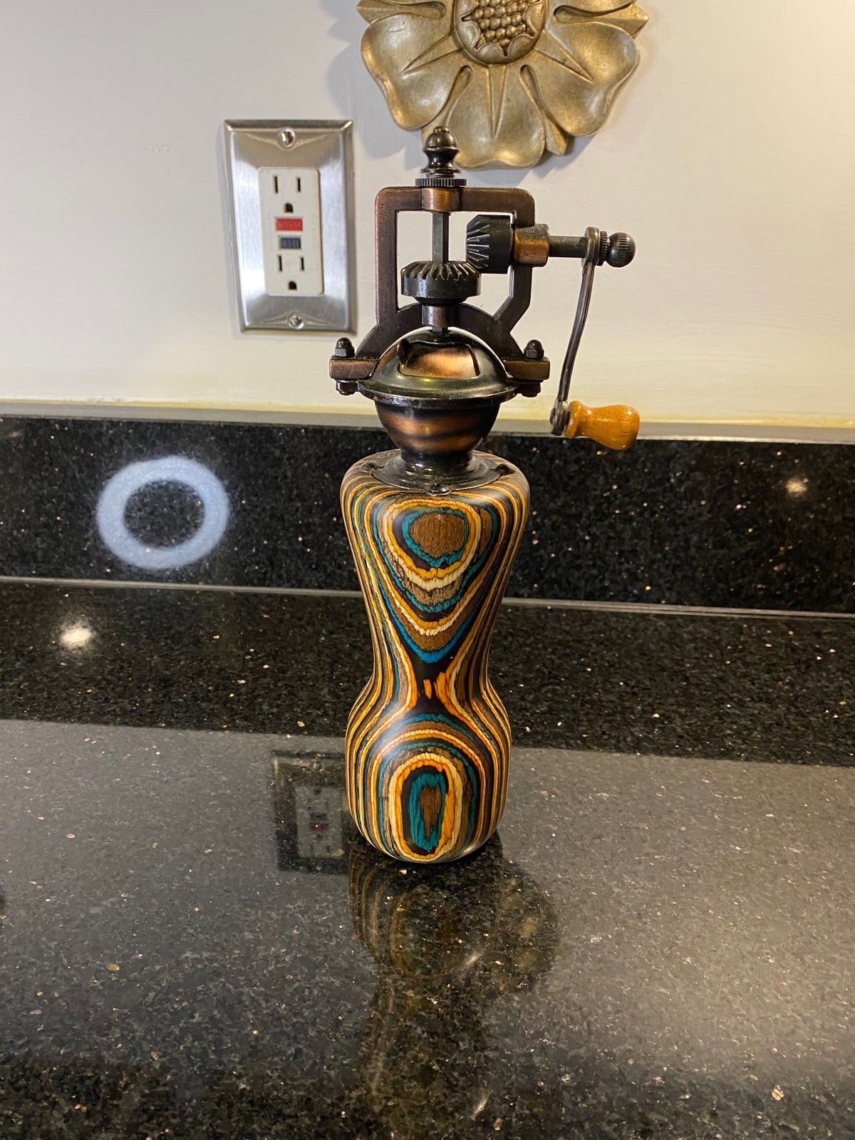 Vintage Pepper Mill Spice or Coffee 10” Grinder