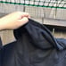 Helmut Lang black designer streetwear heavyweight turtleneck sweater women large