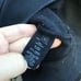 Helmut Lang black designer streetwear heavyweight turtleneck sweater women large