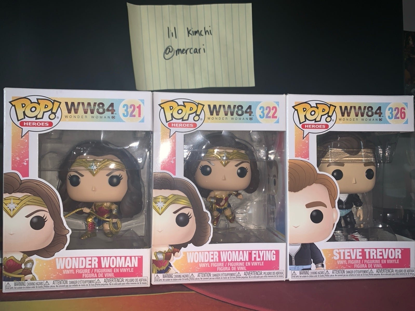 Wonder Woman Funko Pop Set