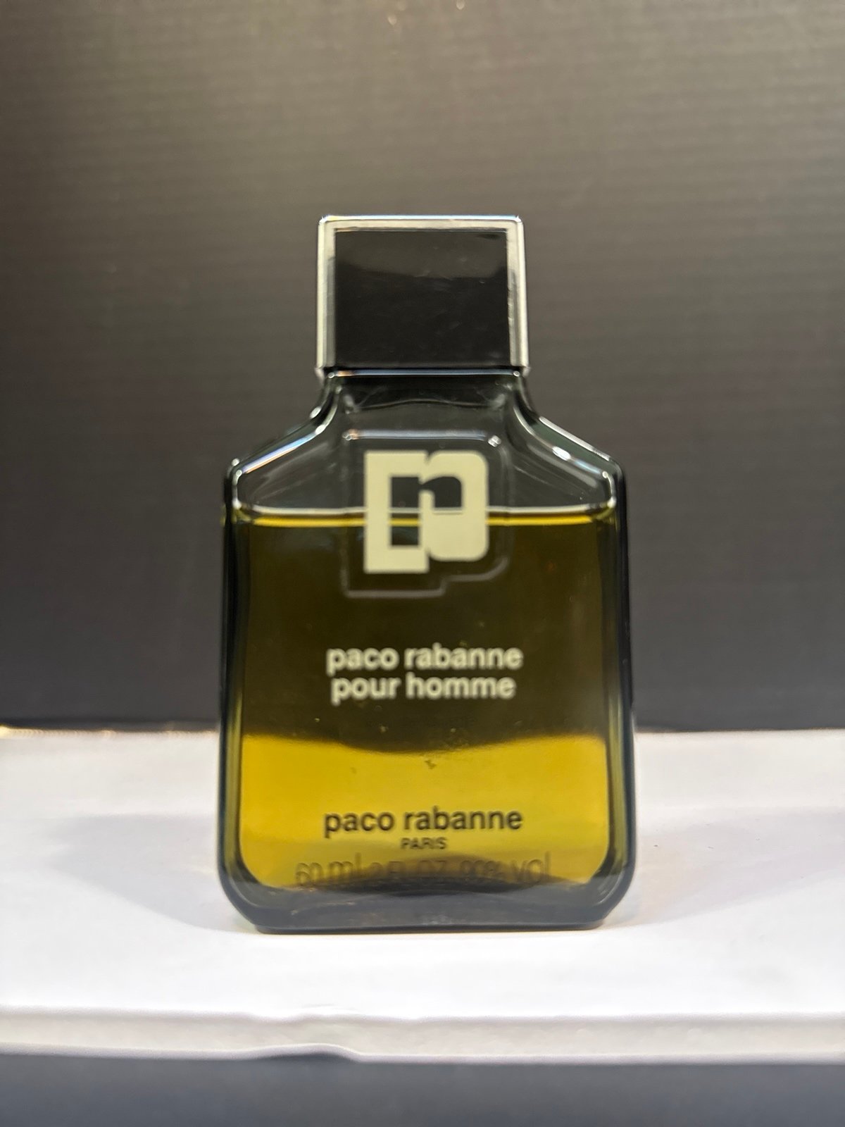 VINTAGE PACO RABANNE POUR HOMME EAU DE TOILETTE SPLASH 2 Fl OZ